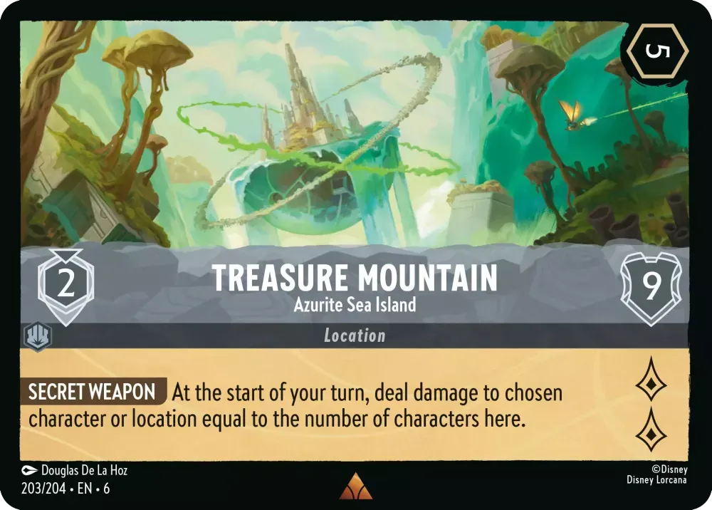 6AZS - 203 - Treasure Mountain - Azurite Sea Island