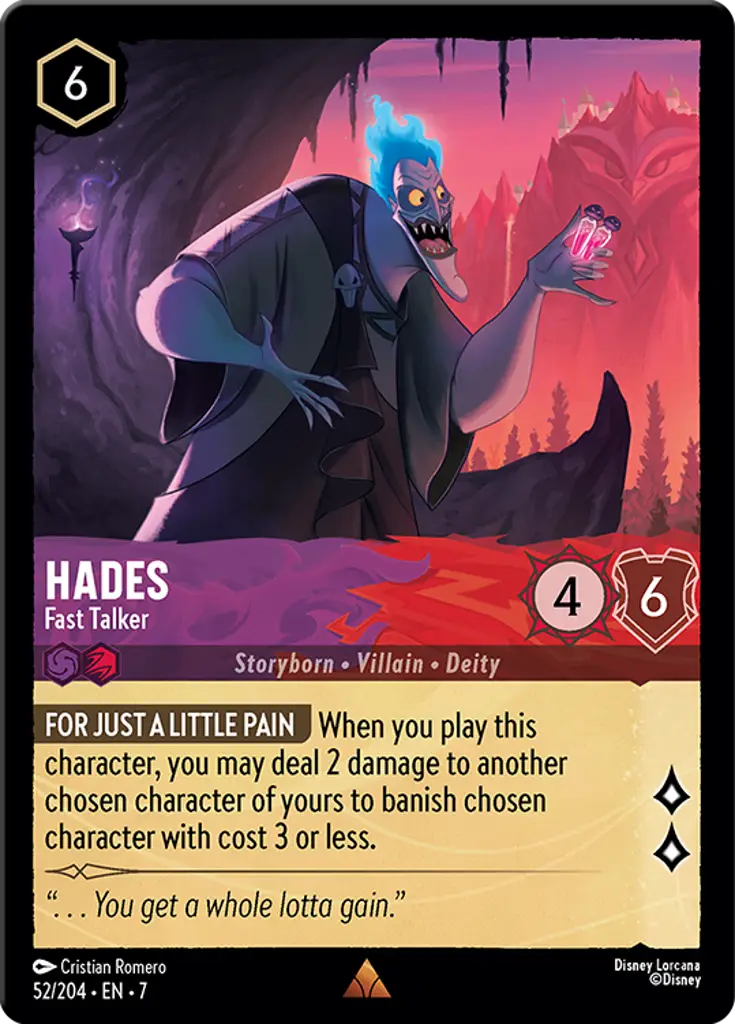 7ARI - 052 - Hades - Fast Talker - Foil