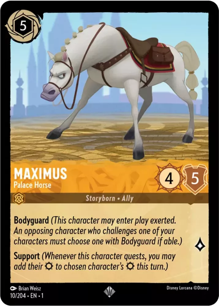 Disney Lorcana - 1TFC - 010 - Maximus - Palace Horse - Singles - The First Chapter