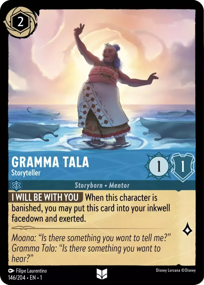 Disney Lorcana - 1TFC - 146 - Gramma Tala - Storyteller - Singles - The First Chapter