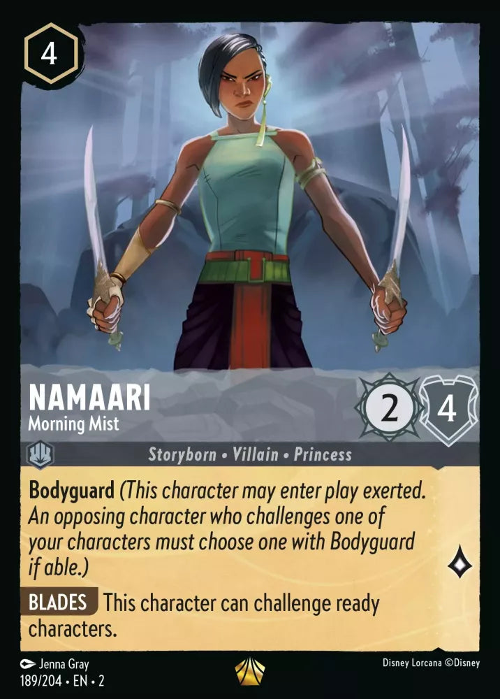 Disney Lorcana - 2ROF - 189 - Namaari - Morning Mist - Singles - Rise of the Floodborn