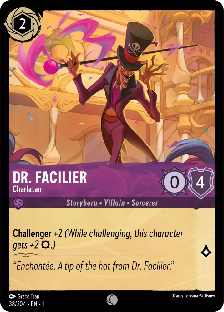 Disney Lorcana - 1TFC - 038 - Dr. Facilier - Charlatan - Singles - The First Chapter