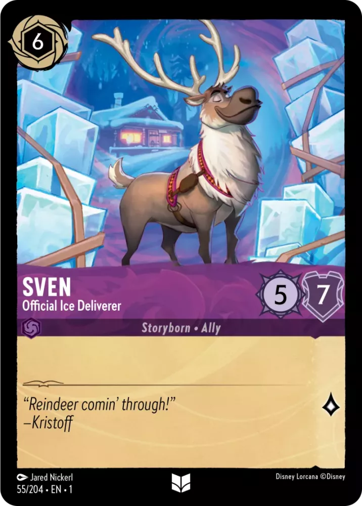 Disney Lorcana - 1TFC - 055 - Sven - Official Ice Deliverer - Singles - The First Chapter