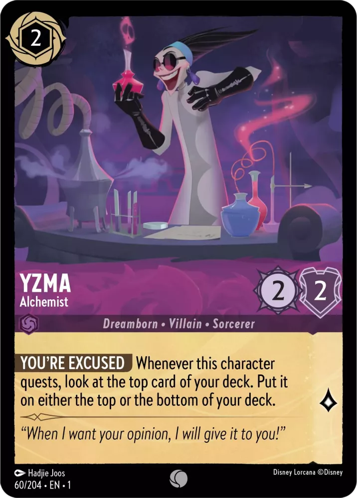Disney Lorcana - 1TFC - 060 - Yzma - Alchemist - Singles - The First Chapter