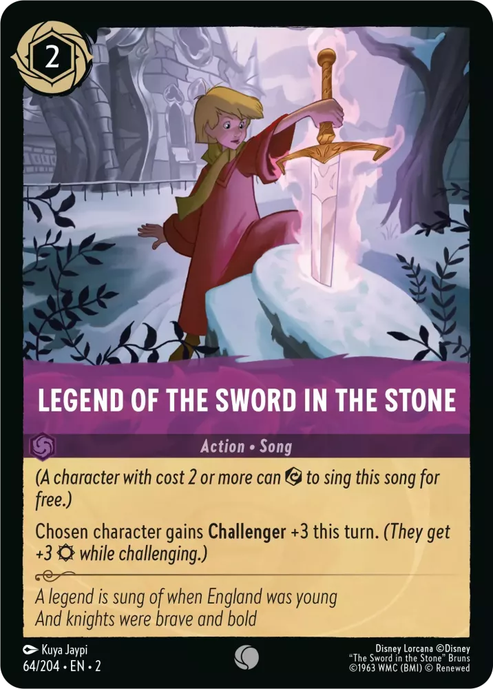 Disney Lorcana - 2ROF - 064 - Legend of the Sword in the Stone - Singles - Rise of the Floodborn