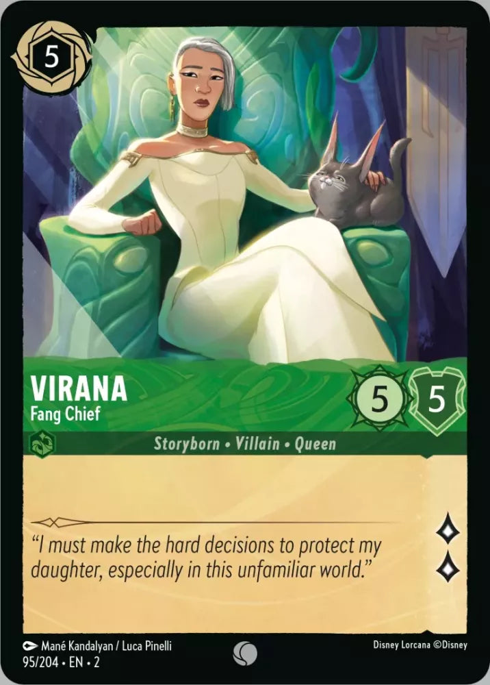 Disney Lorcana - 2ROF - 095 - Virana - Fang Chief - Singles - Rise of the Floodborn