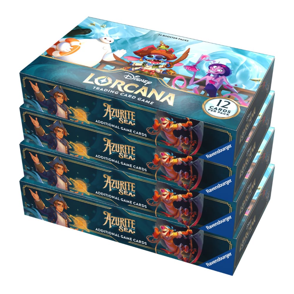 Disney Lorcana Azurite Sea - Booster Box Case Set 6