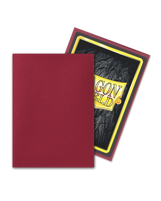 Disney Lorcana - Dragon Shield - Blood Red sleeves (100 pack) - Sleeves -